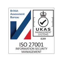Trust ISO 27001 Logo in white