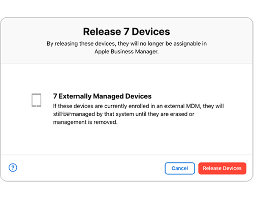 RELEASE DEVICES